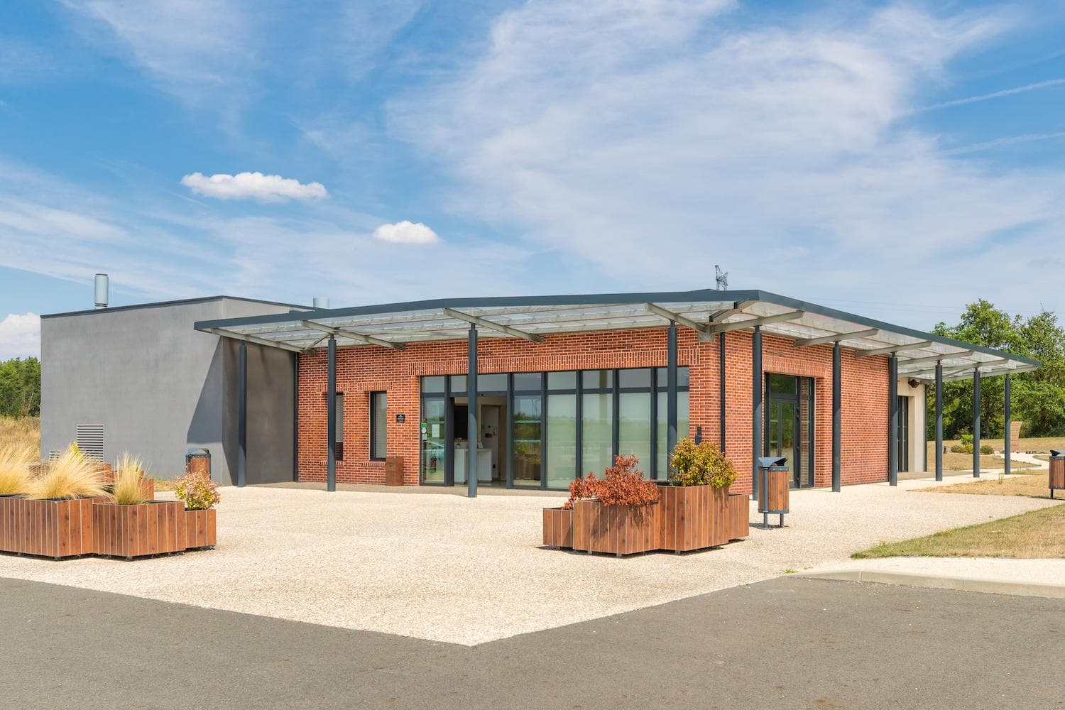 Façade du crématorium de Gien